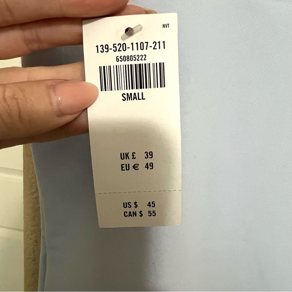 A&F Light Blue Square Neck Bodysuit - Picture 7 of 10
